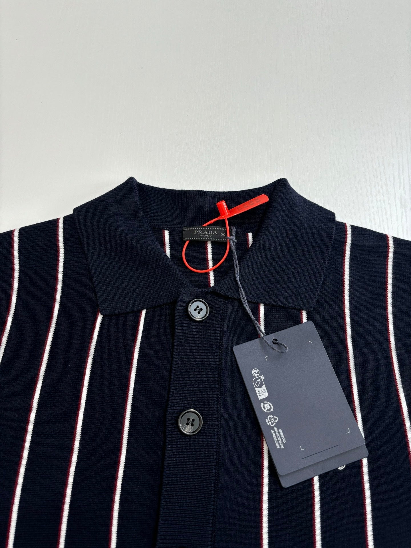 250722 New high-quality striped embroidered sweater