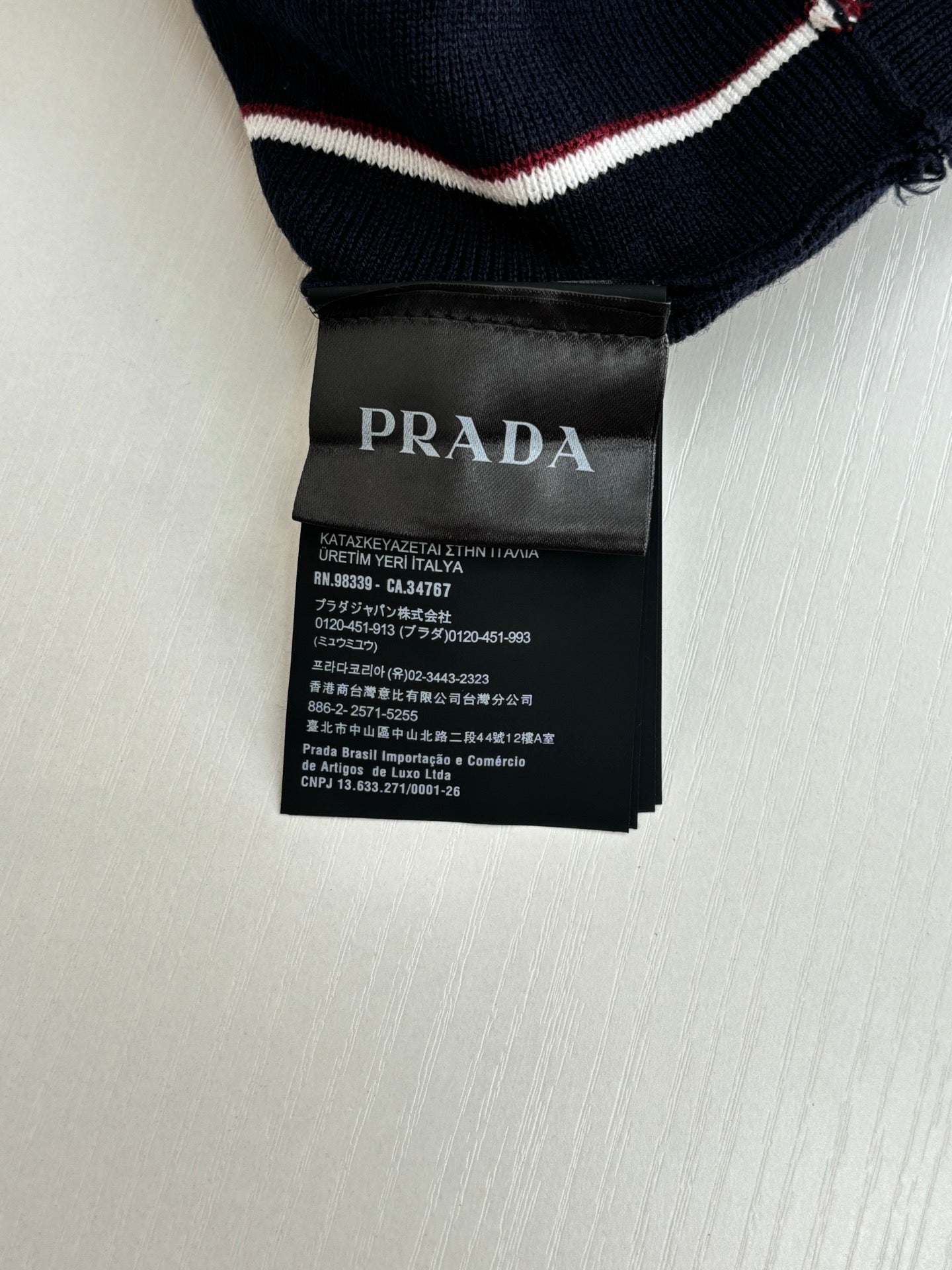 250722 New high-quality striped embroidered sweater