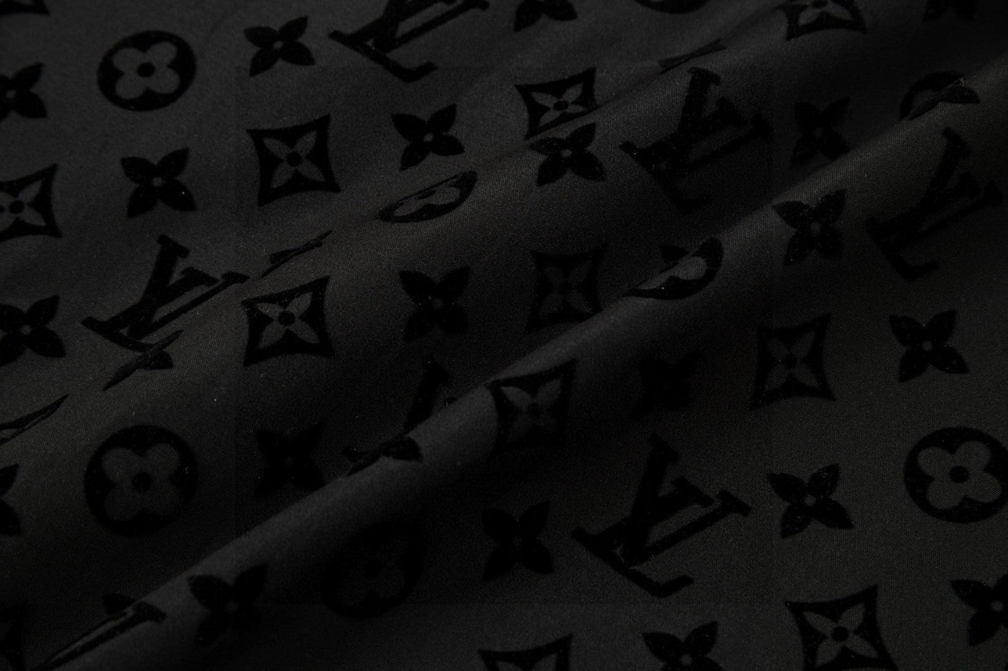 250722 New high-quality classic dark-patterned jacquard long-sleeved shirt