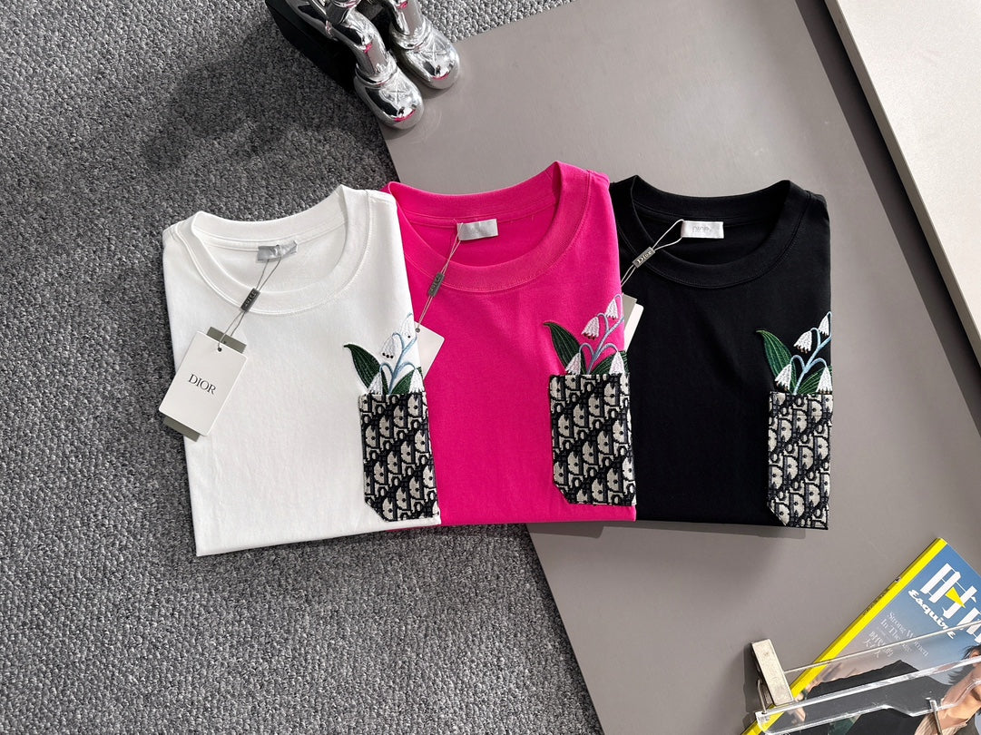 250722 New high-quality pocket T-shirt