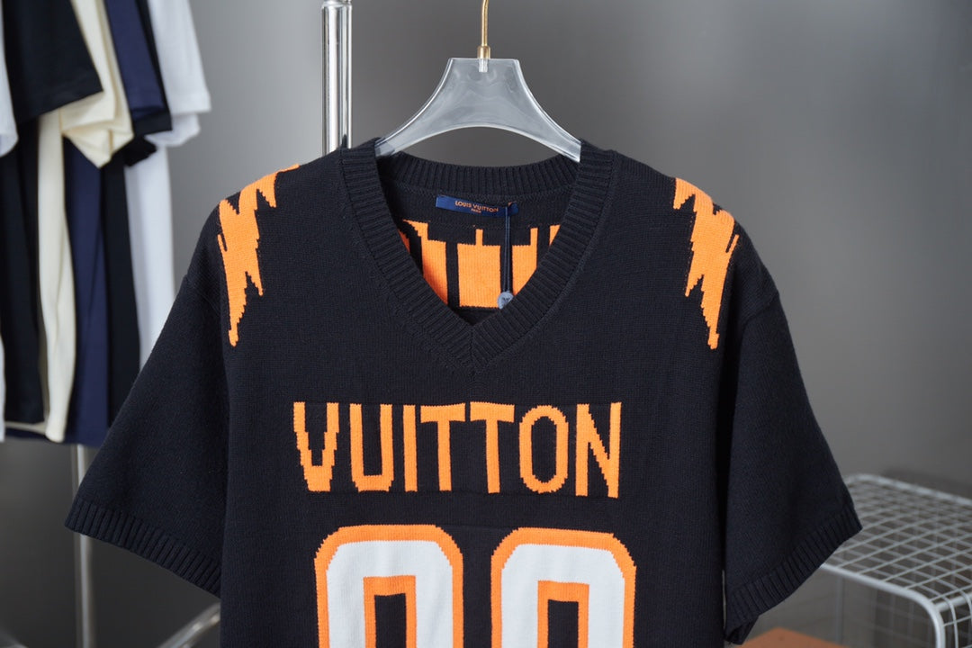 250722 New high-quality 00 ball size knitted T-shirt