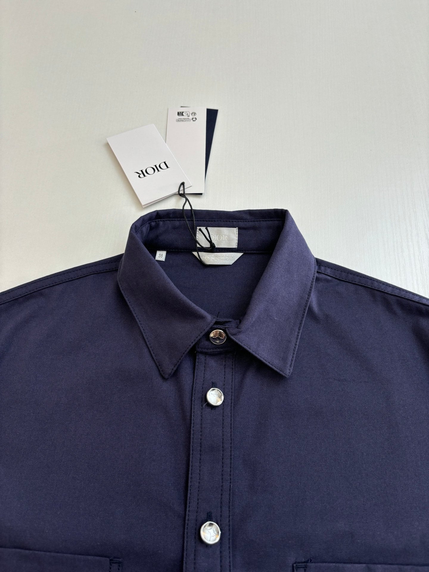 250722 New high-quality custom fabric embroidered long-sleeved shirt