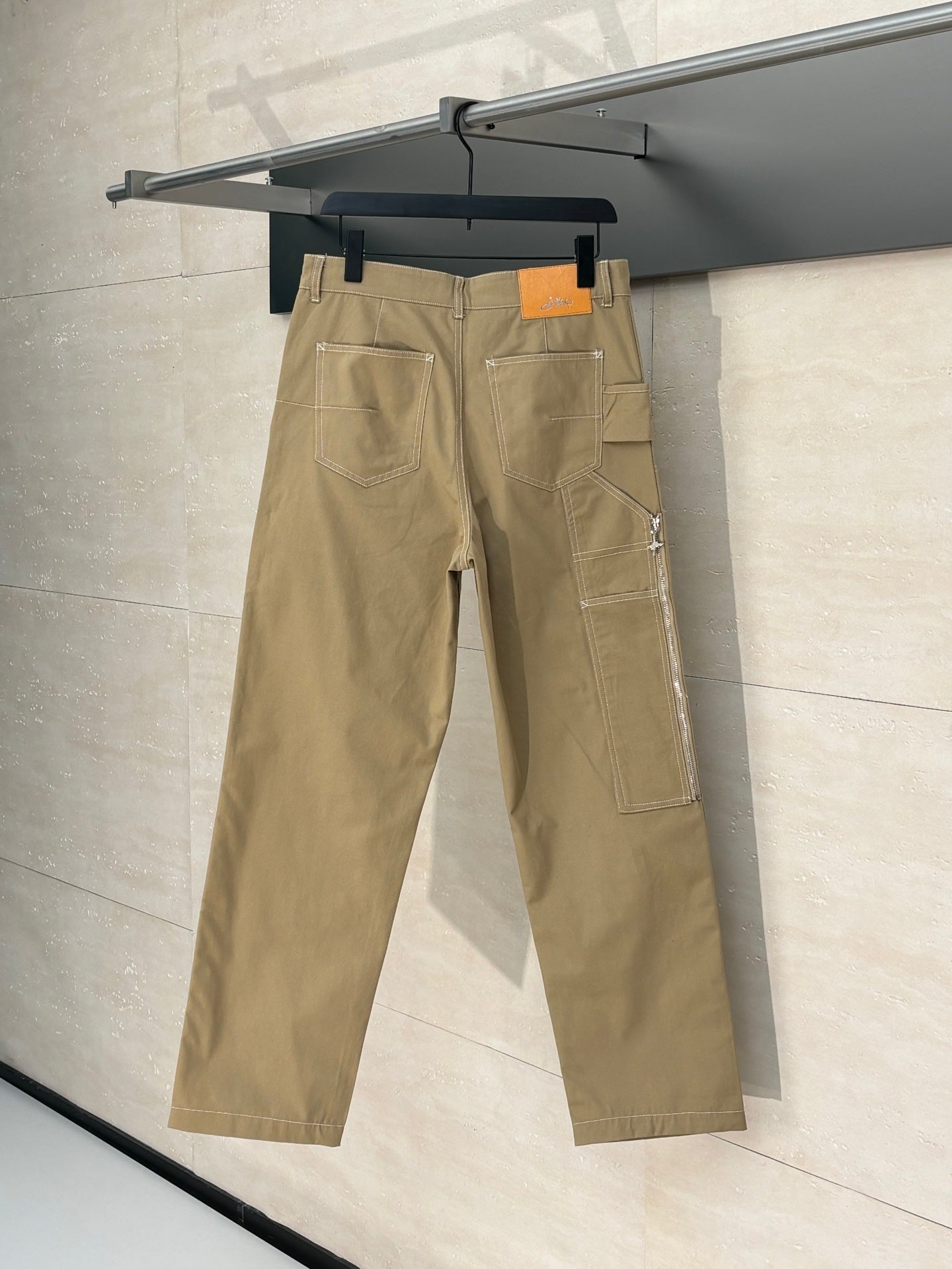 250722 New high-quality custom fabric embroidery pant