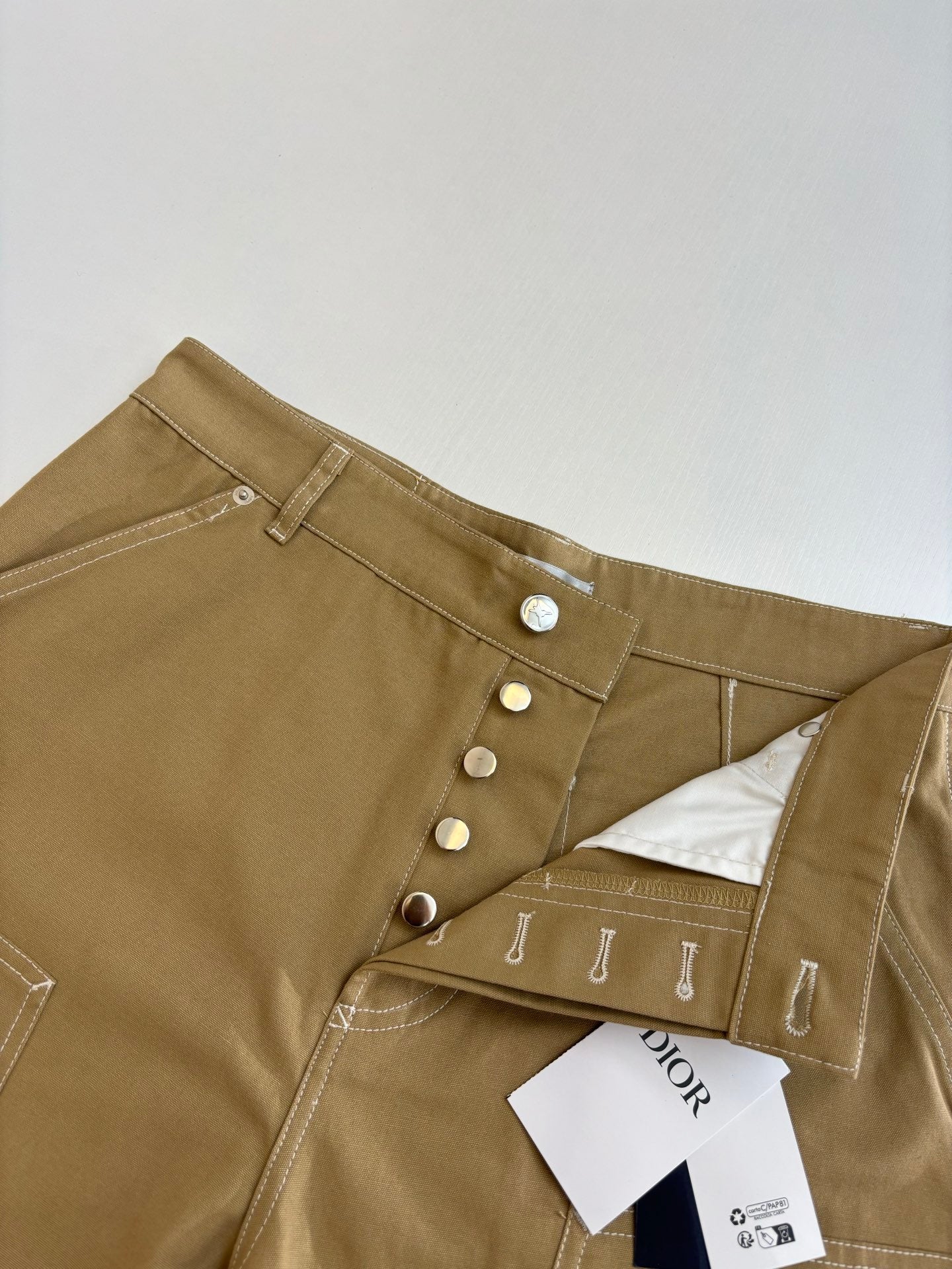 250722 New high-quality custom fabric embroidery pant