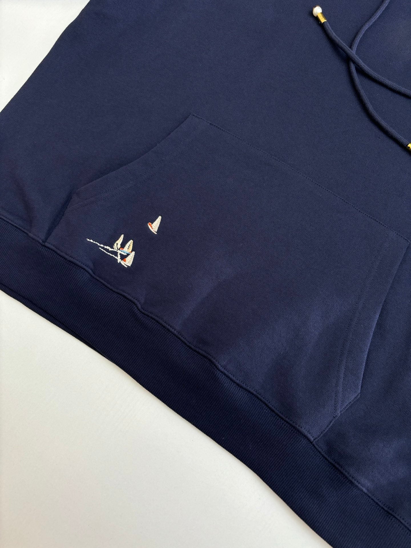 250722 New high-quality embroidered sailboat letter hooded style