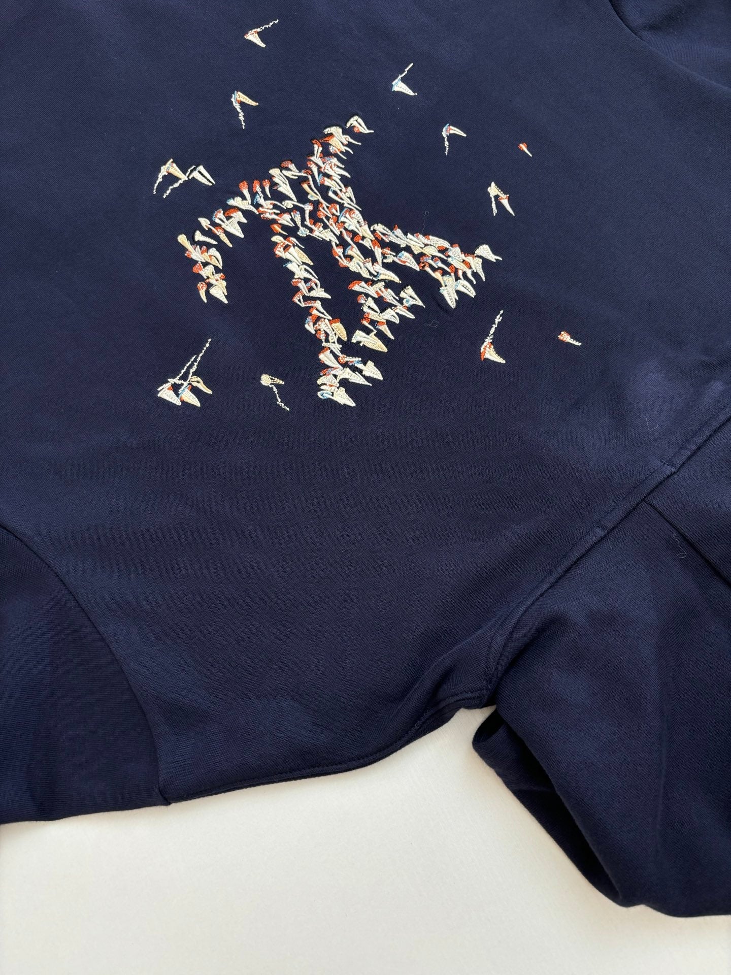 250722 New high-quality embroidered sailboat letter hooded style