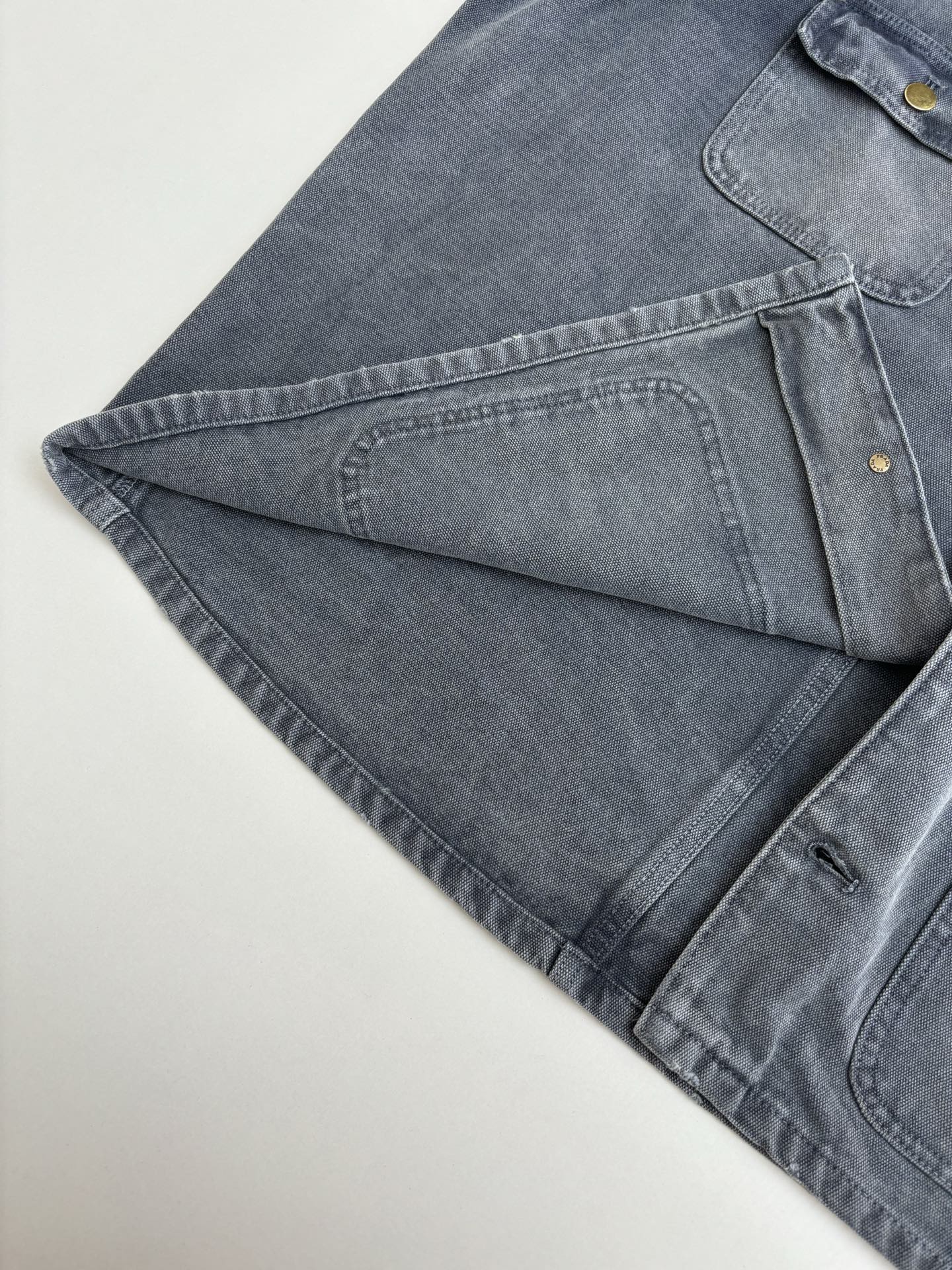250722 A new high-quality checkered tattooed denim jacket