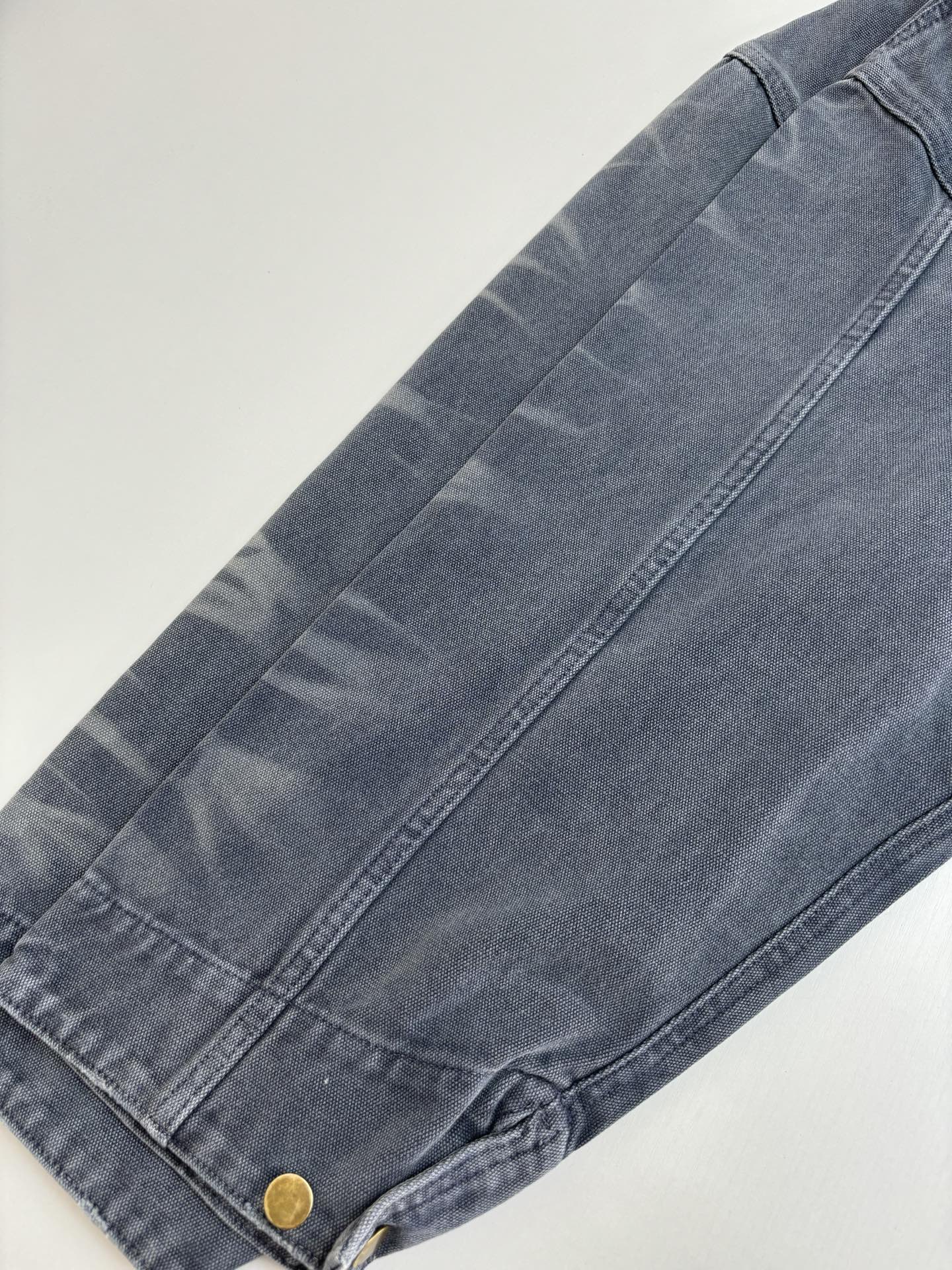 250722 A new high-quality checkered tattooed denim jacket