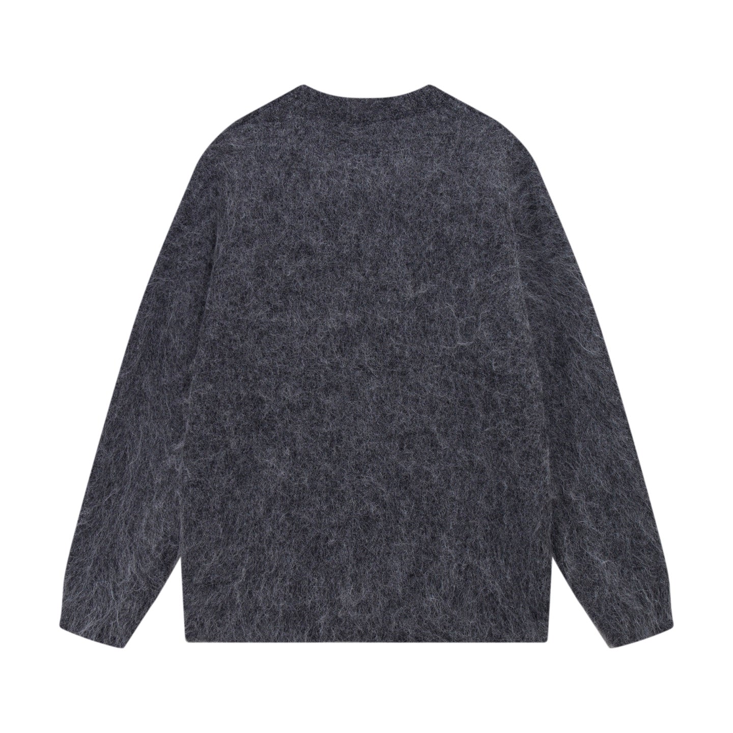 250729 A new high-quality illuminated signature logo jacquard round-neck sweater