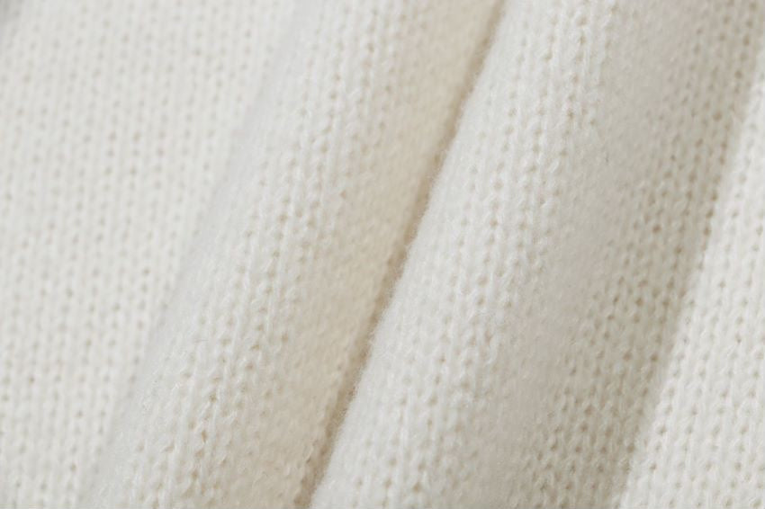 250729 New high-quality letter-embroidered round-neck woolen sweater