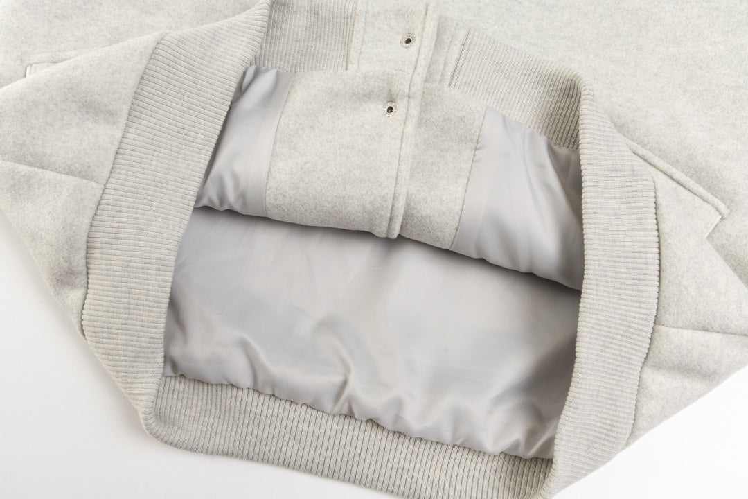 250729 A new top-quality heavy-duty Longfengni fabric baseball jacket jacket