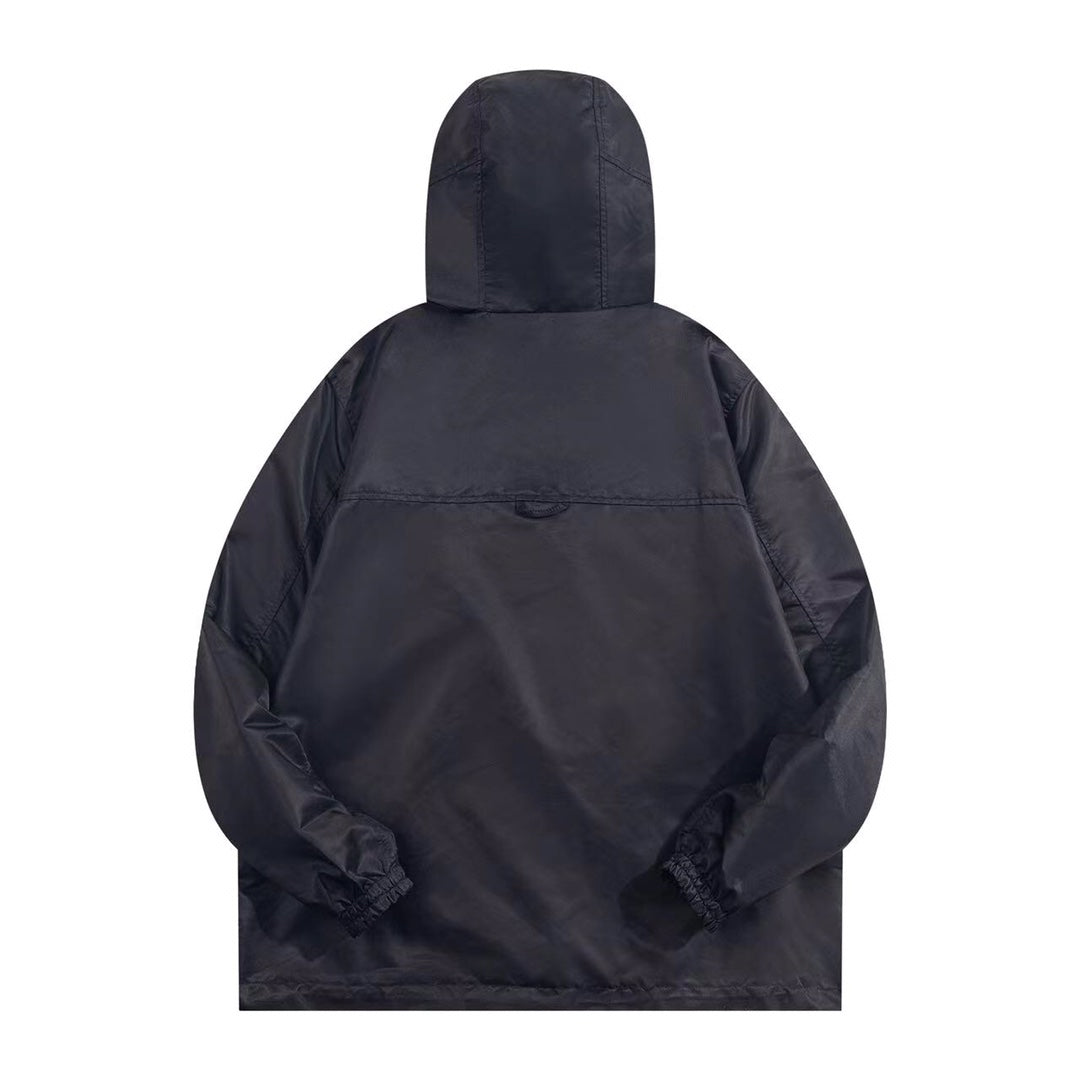 250729 The new top-of-the-line classic double-sided jacquard hooded zipper jacket
