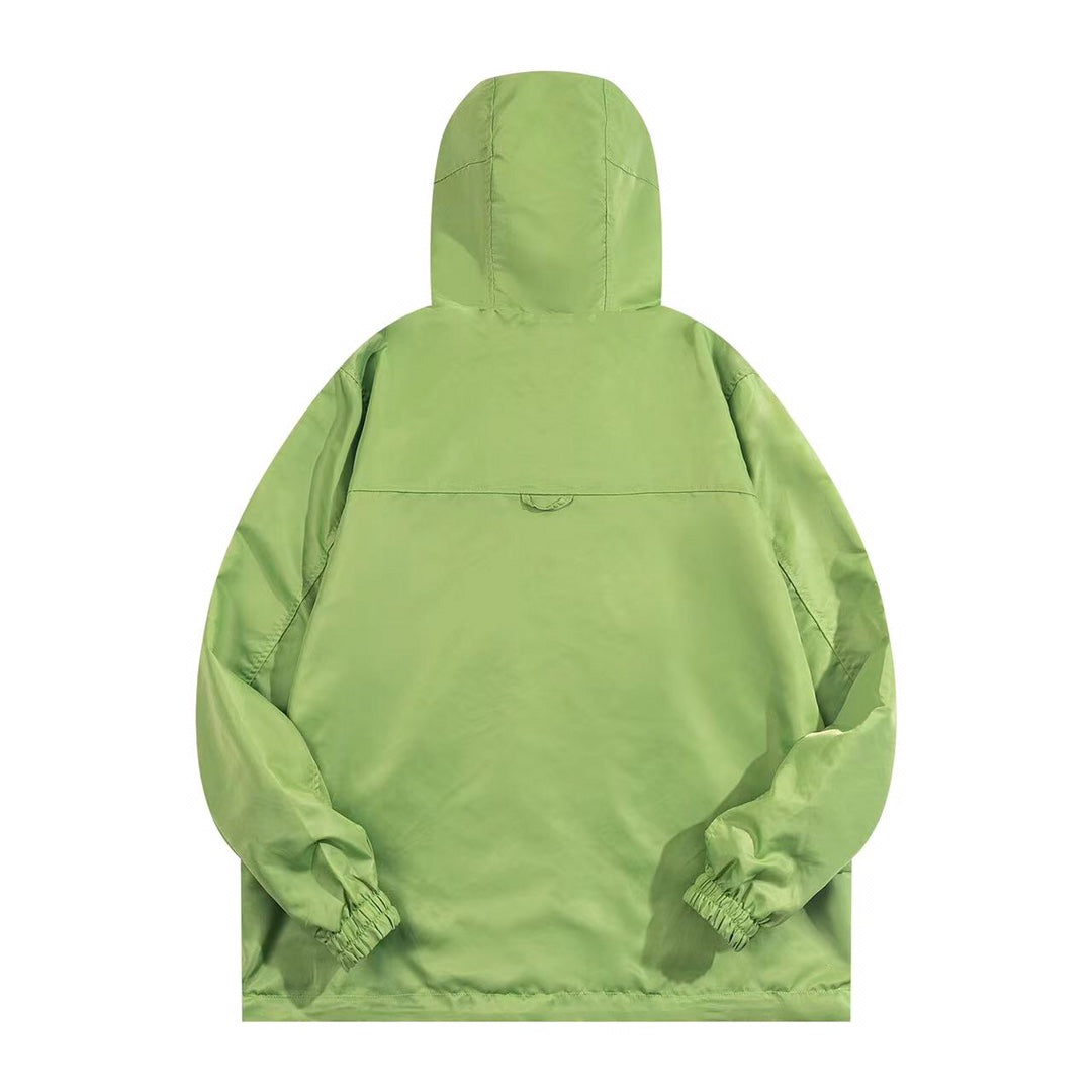 250729 The new top-of-the-line classic double-sided jacquard hooded zipper jacket