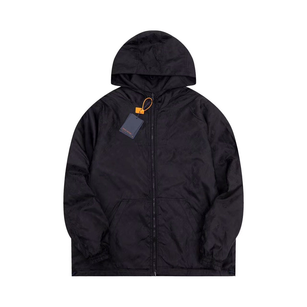 250729 A new top-quality dark-patterned jacquard double-sided jacket and windbreaker