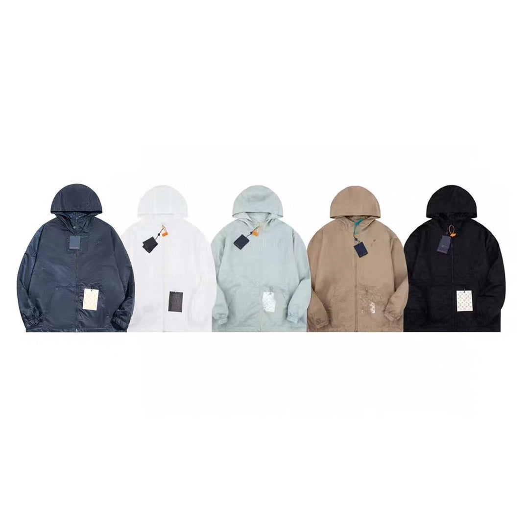 250729 A new top-quality dark-patterned jacquard double-sided jacket and windbreaker