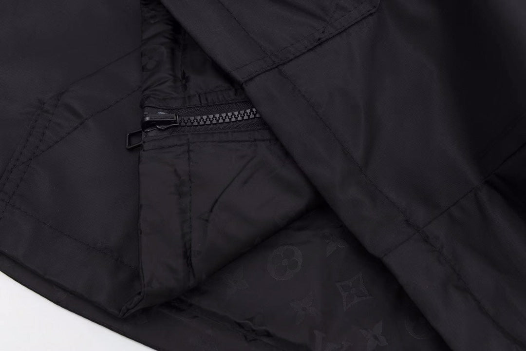 250729 A new top-quality dark-patterned jacquard double-sided jacket and windbreaker