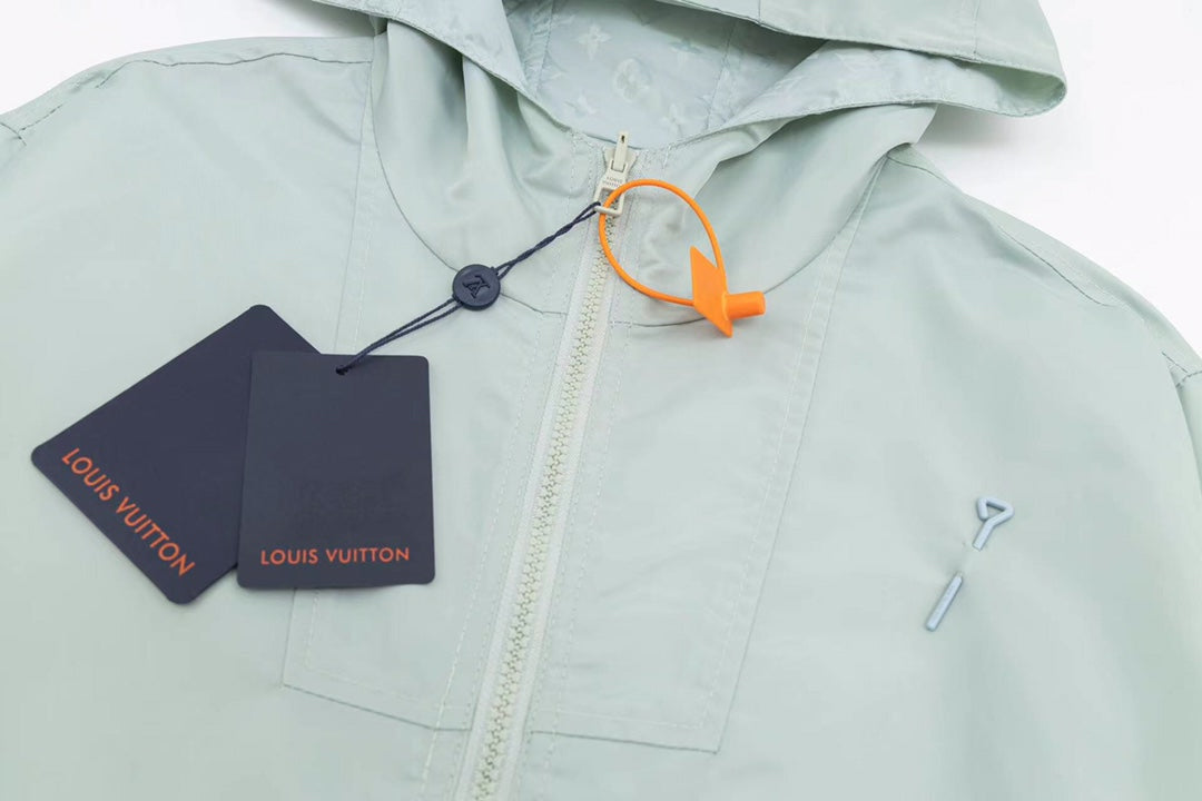 250729 A new top-quality dark-patterned jacquard double-sided jacket and windbreaker