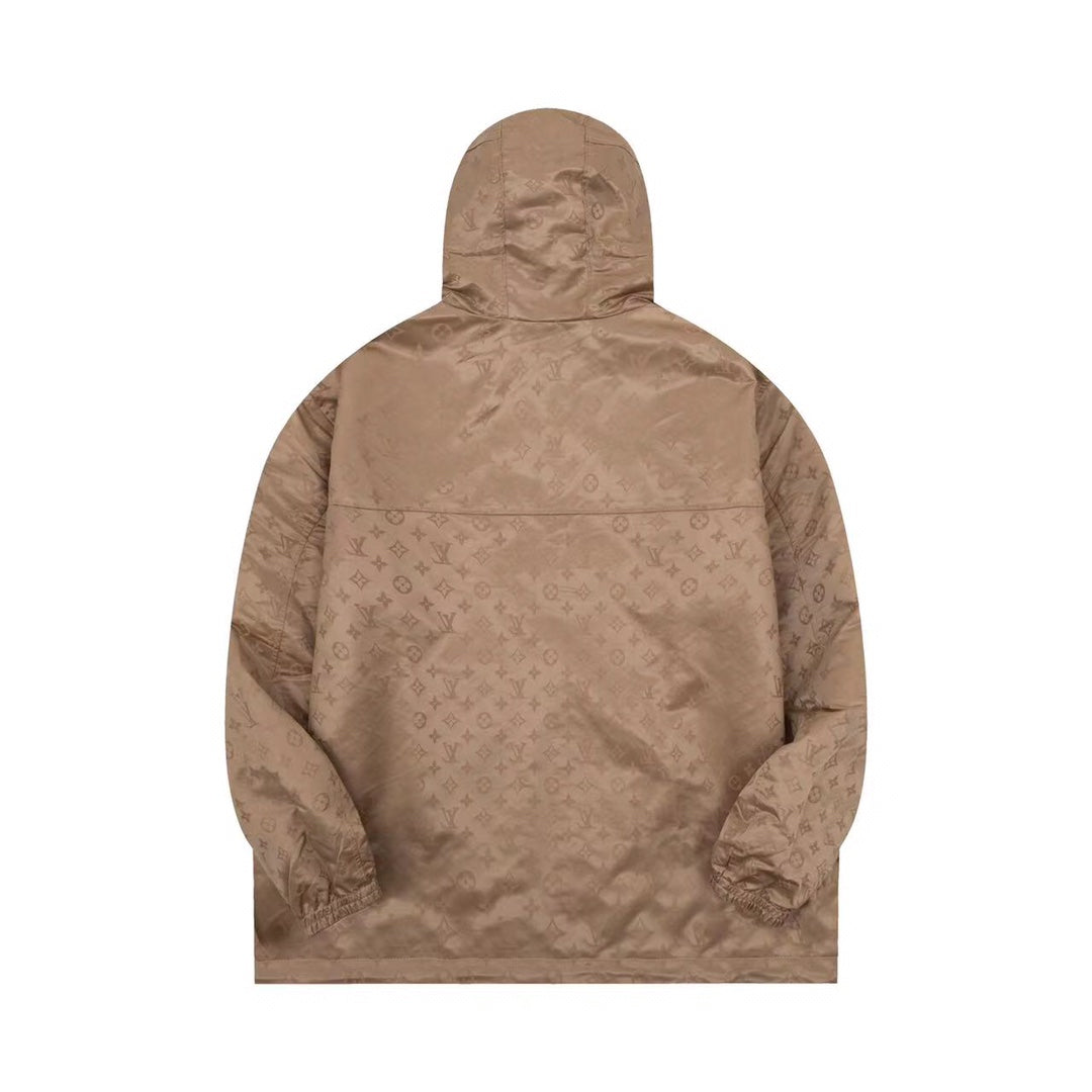 250729 A new top-quality dark-patterned jacquard double-sided jacket and windbreaker