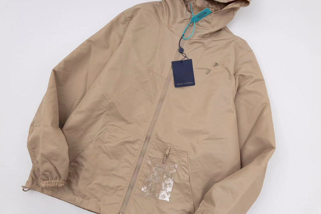 250729 A new top-quality dark-patterned jacquard double-sided jacket and windbreaker