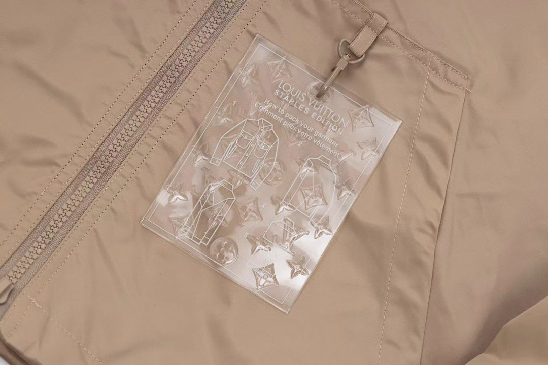 250729 A new top-quality dark-patterned jacquard double-sided jacket and windbreaker