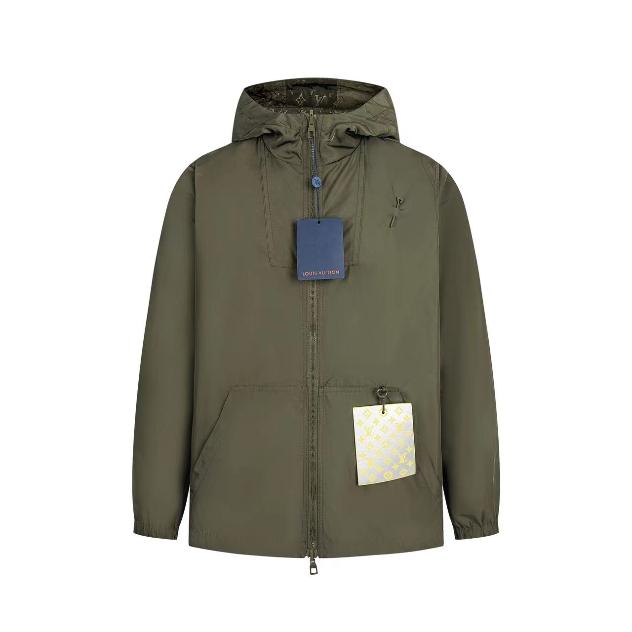 250729 A new top-quality dark-patterned jacquard double-sided jacket and windbreaker
