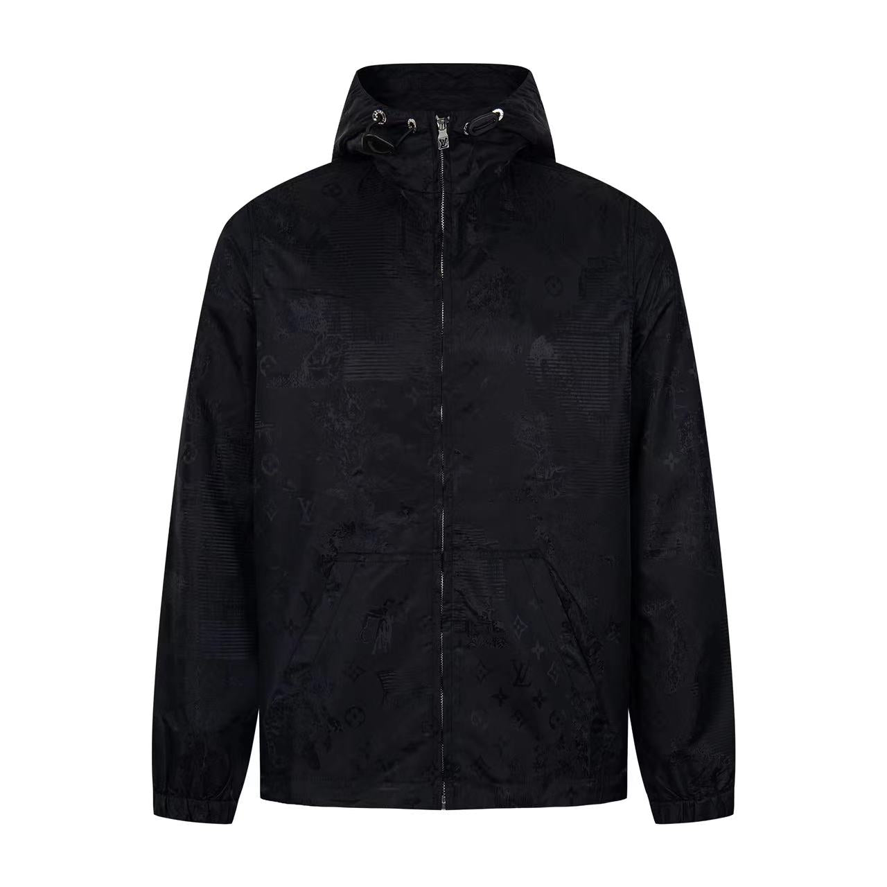 250729 A new top-quality dark-patterned jacquard double-sided jacket and windbreaker