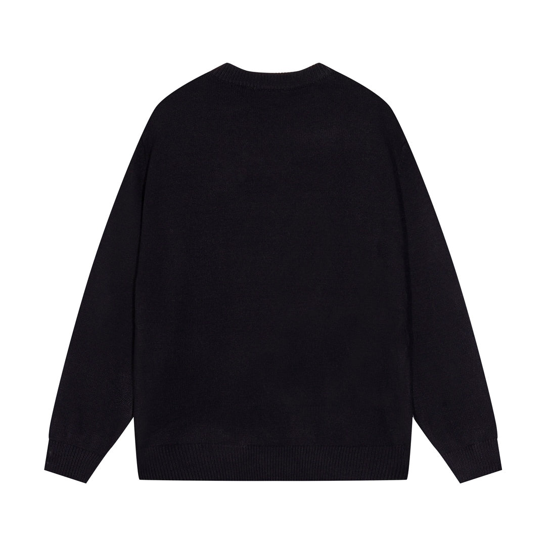 250729 New jacquard round-neck sweater