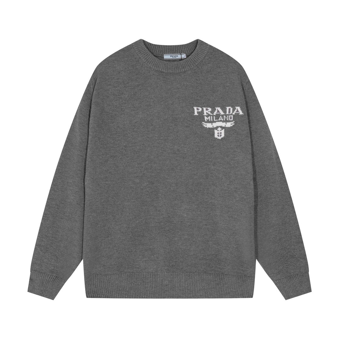 250729 New jacquard round-neck sweater