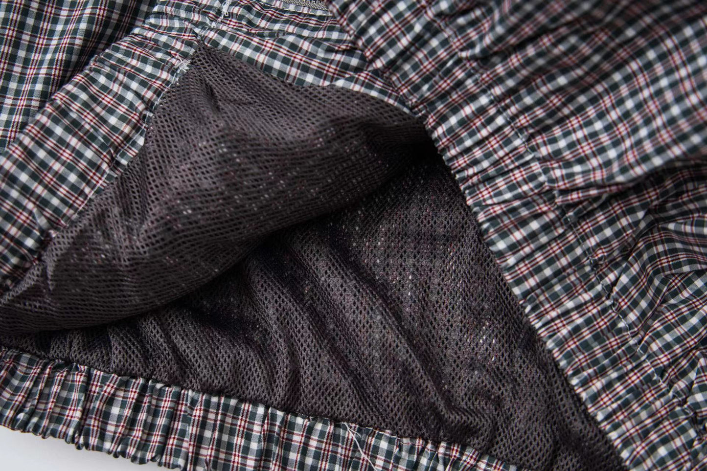 250808 New high-quality checkered tech fabric pilot jacket