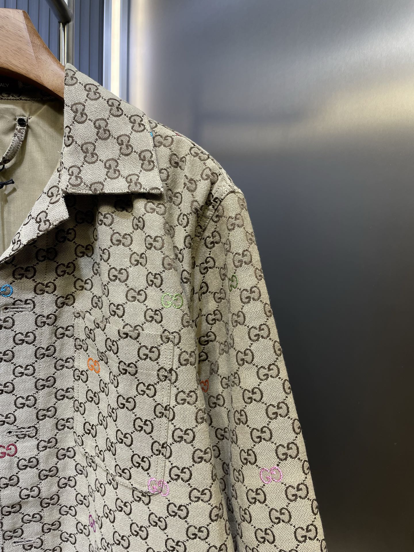 250808 A new high-quality jacquard fully printed and decorated colorful jacket