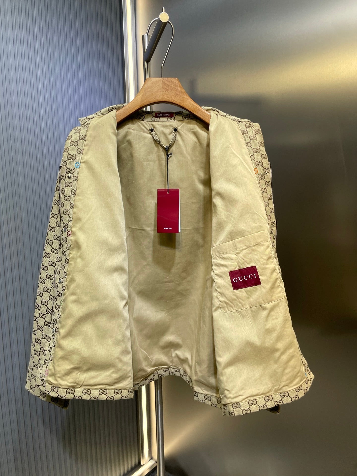 250808 A new high-quality jacquard fully printed and decorated colorful jacket