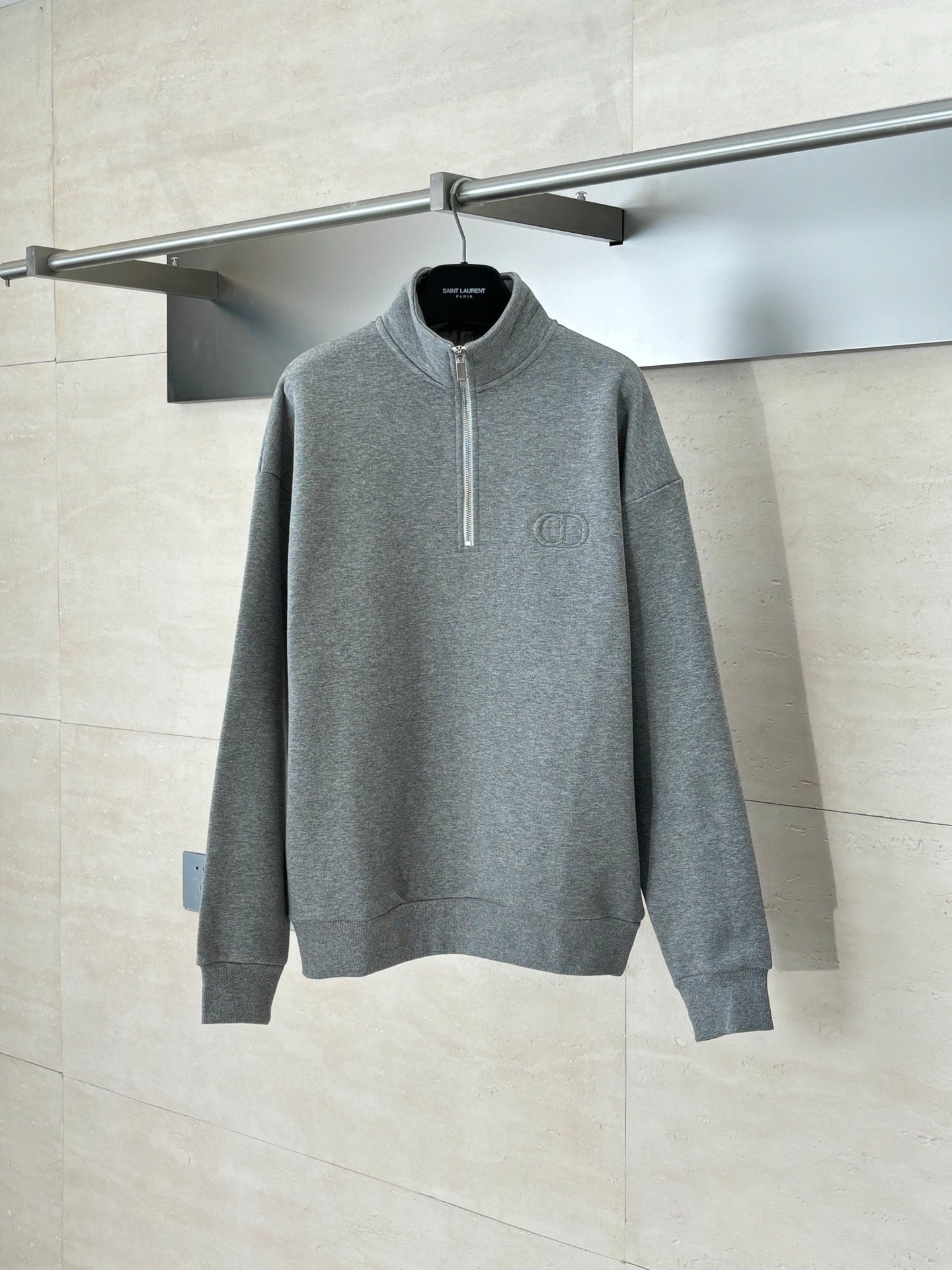 250808 New high-quality casual zippered pullover hoodie