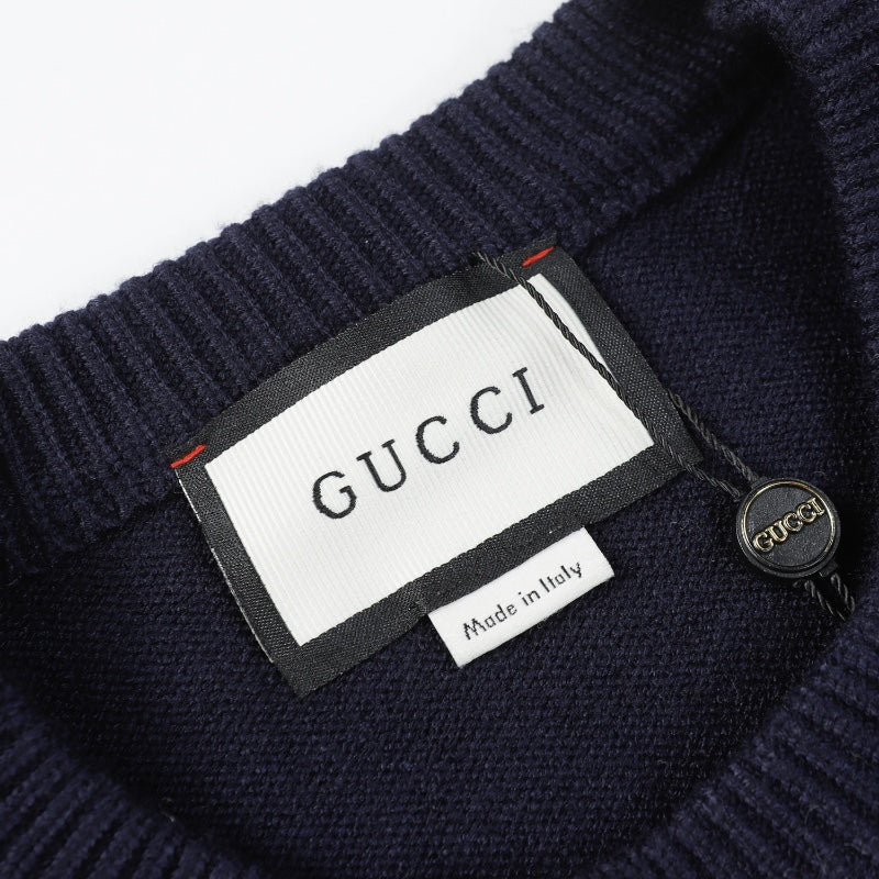 250808 A new high-quality, classic jacquard pattern simple sweater