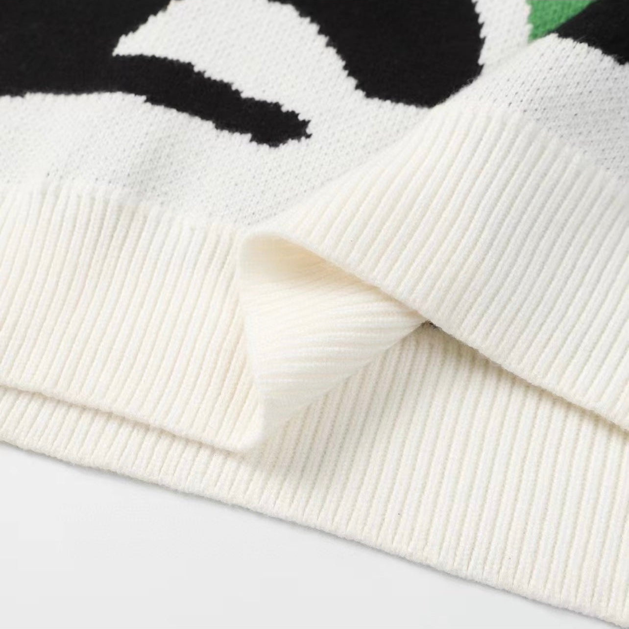 250808 New high-quality jacquard round-neck pullover sweater