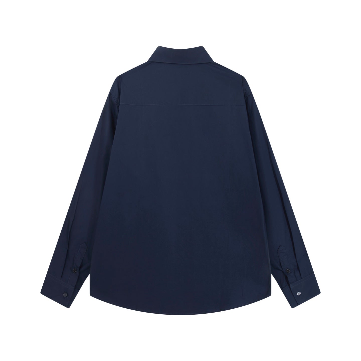 250808 A new high-quality, simple and versatile pocket letter long-sleeved shirt