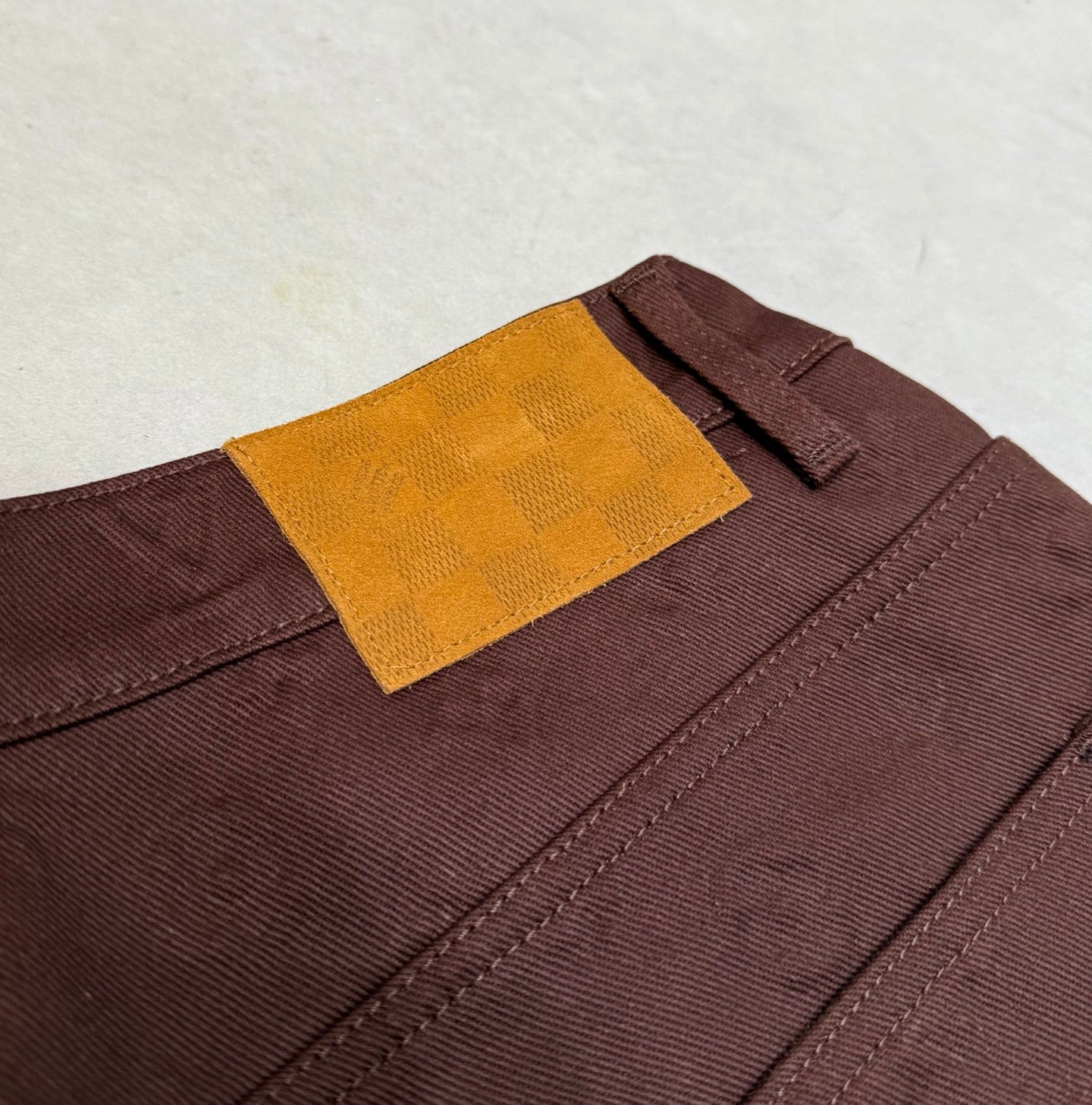 250808 The new high-quality no-iron denim set features a high version with heavy craftsmanship and full embossed embossed letters