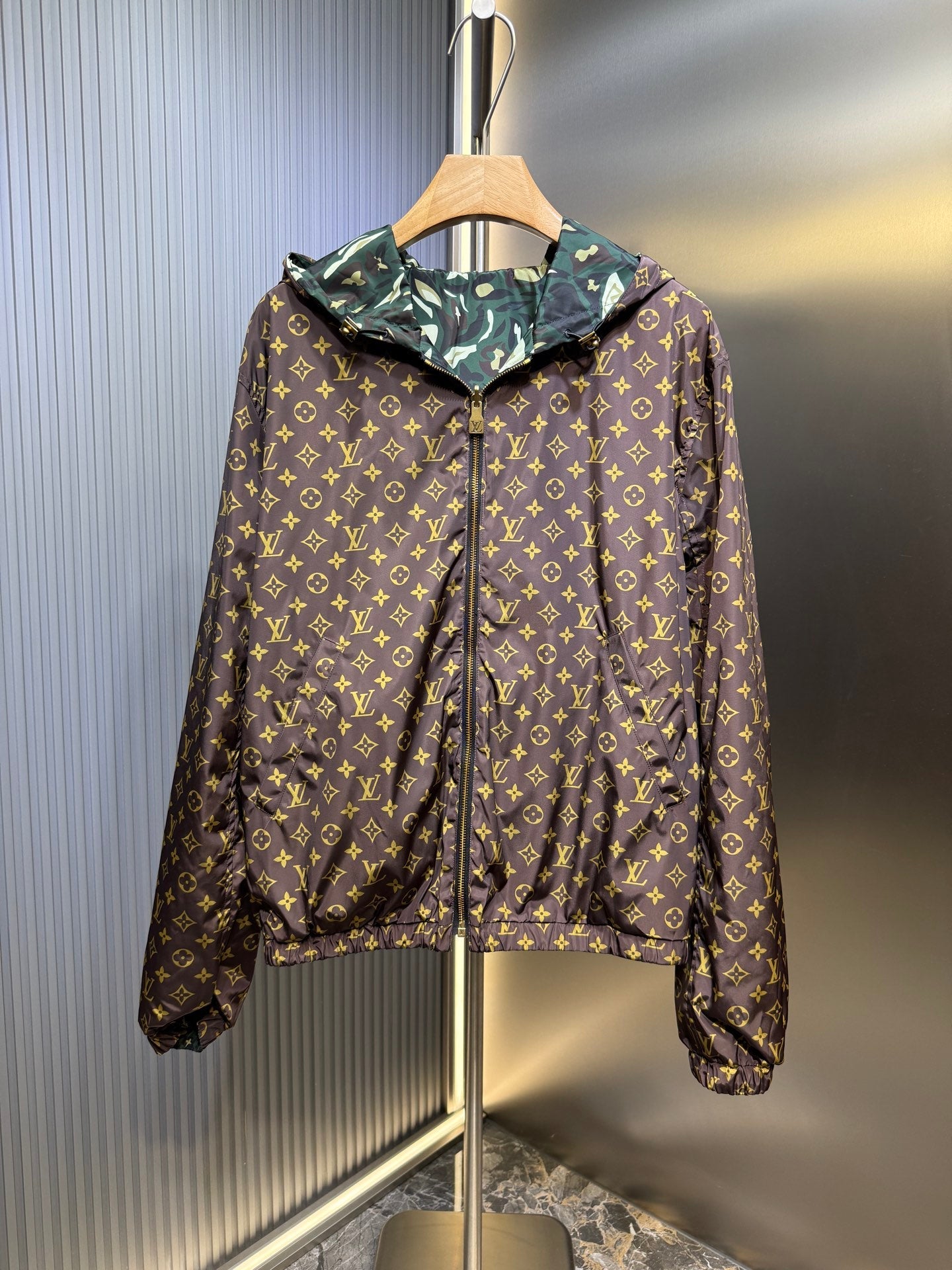 250808 New high-quality double-sided hooded zipper jacket