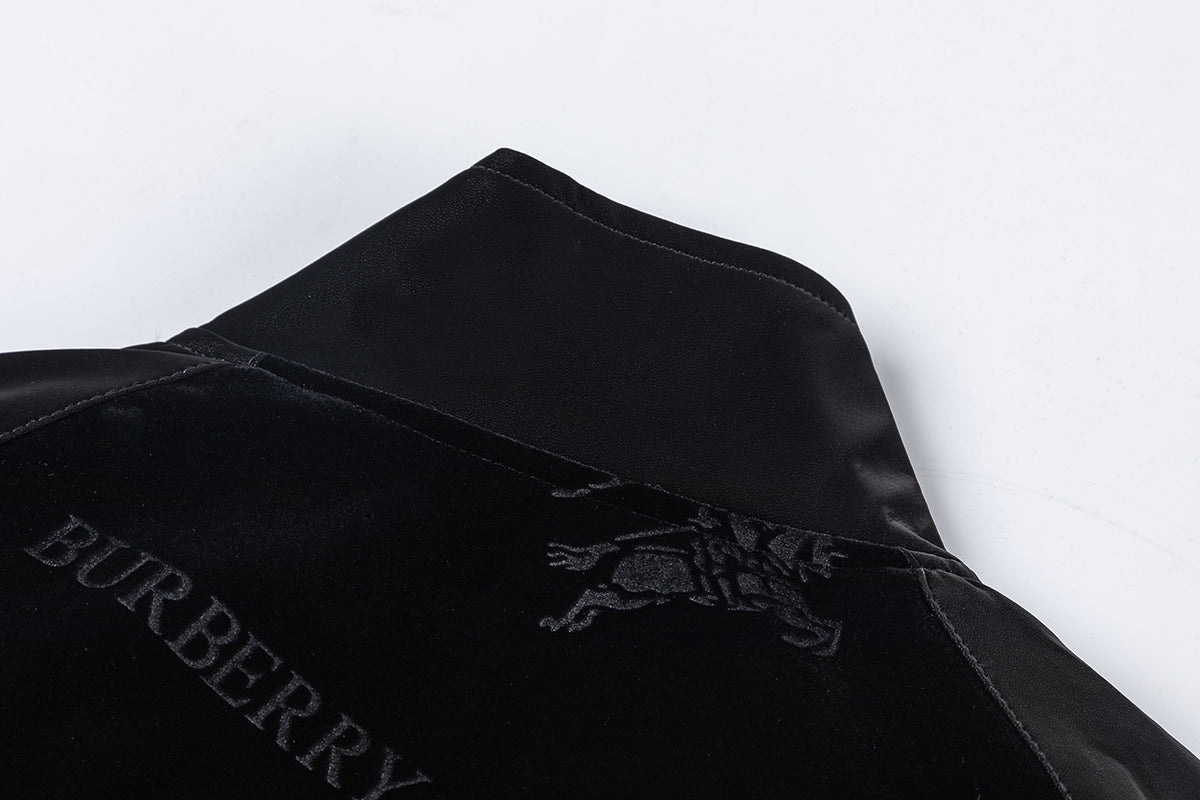 250813 A new high-quality black full-print jacket