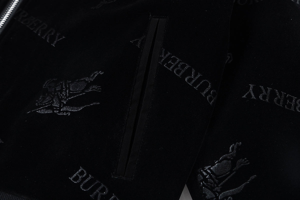 250813 A new high-quality black full-print jacket