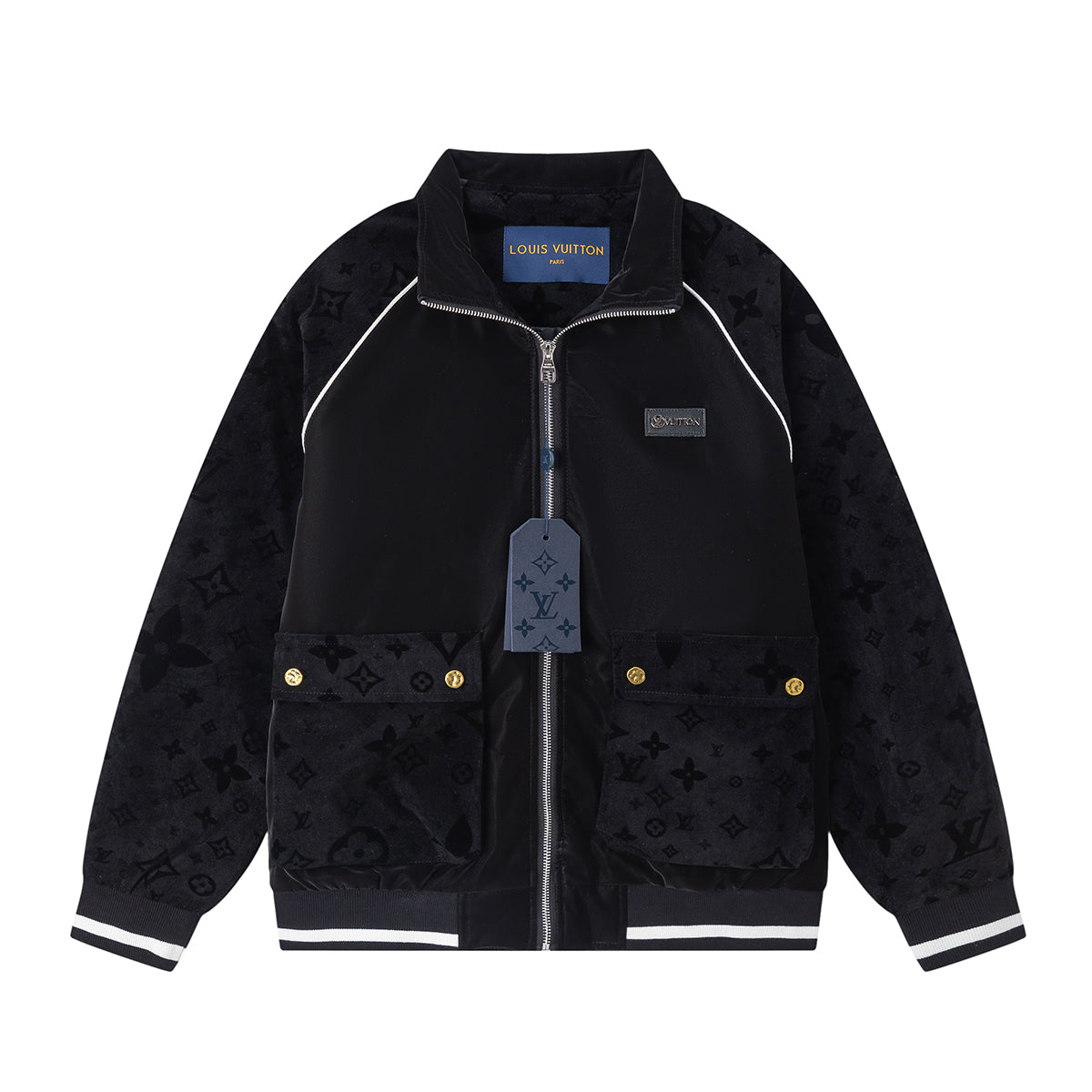 250813 A new high-quality black full-print jacket