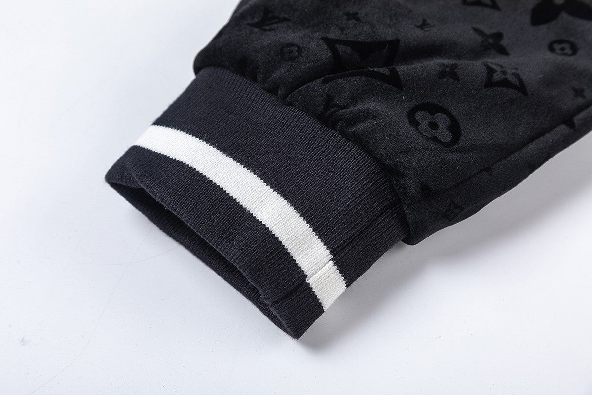 250813 A new high-quality black full-print jacket