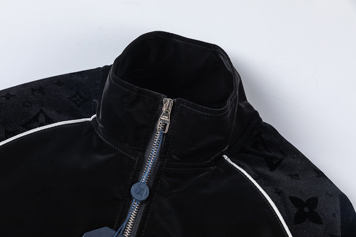 250813 A new high-quality black full-print jacket