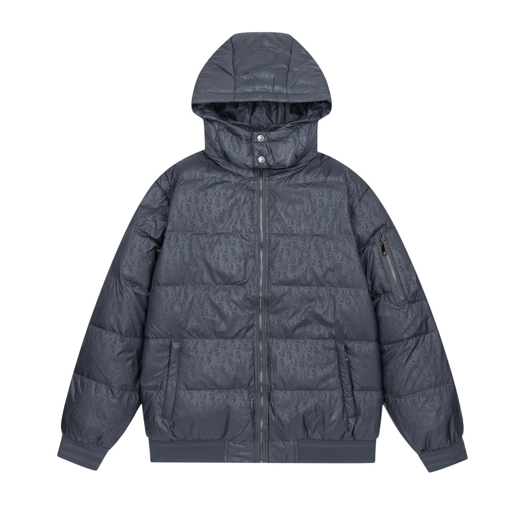 250813 New high-quality classic full-print fabric super soft and warm down jacket