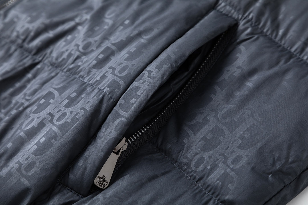 250813 New high-quality classic full-print fabric super soft and warm down jacket