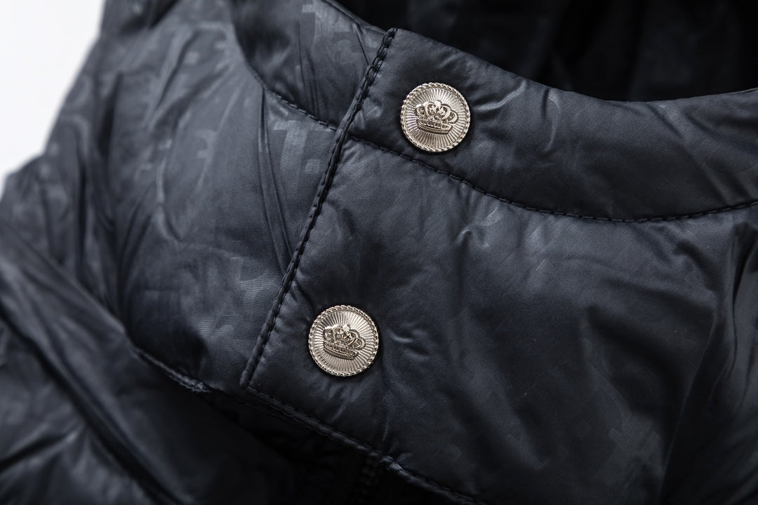 250813 New high-quality classic full-print fabric super soft and warm down jacket