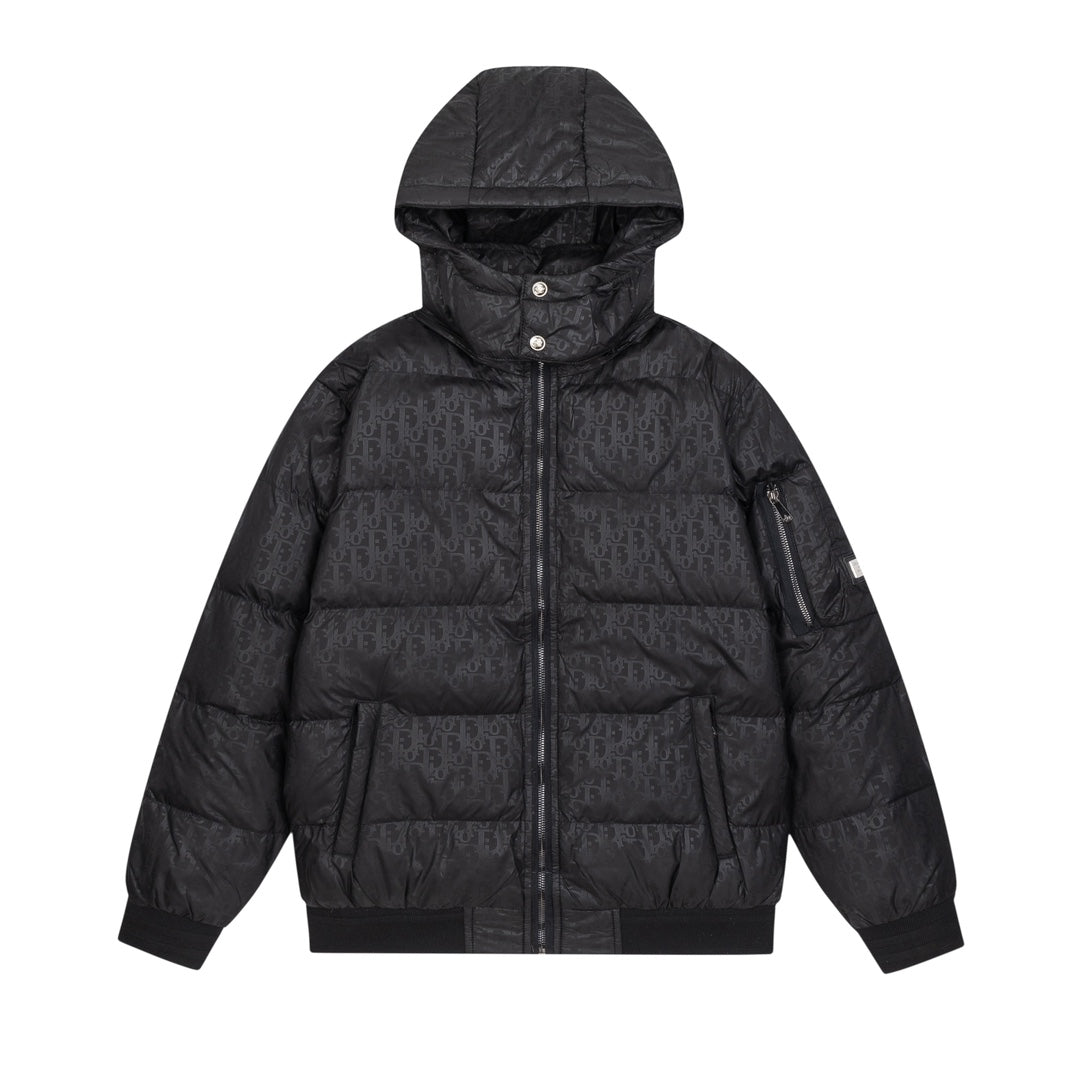 250813 New high-quality classic full-print fabric super soft and warm down jacket