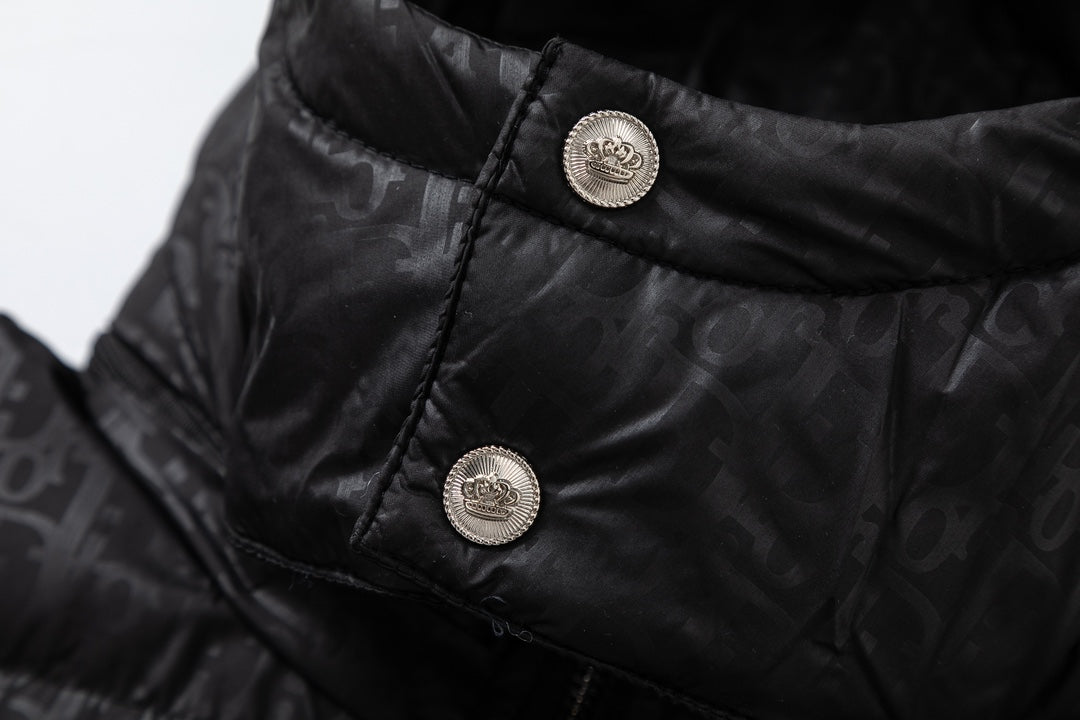 250813 New high-quality classic full-print fabric super soft and warm down jacket