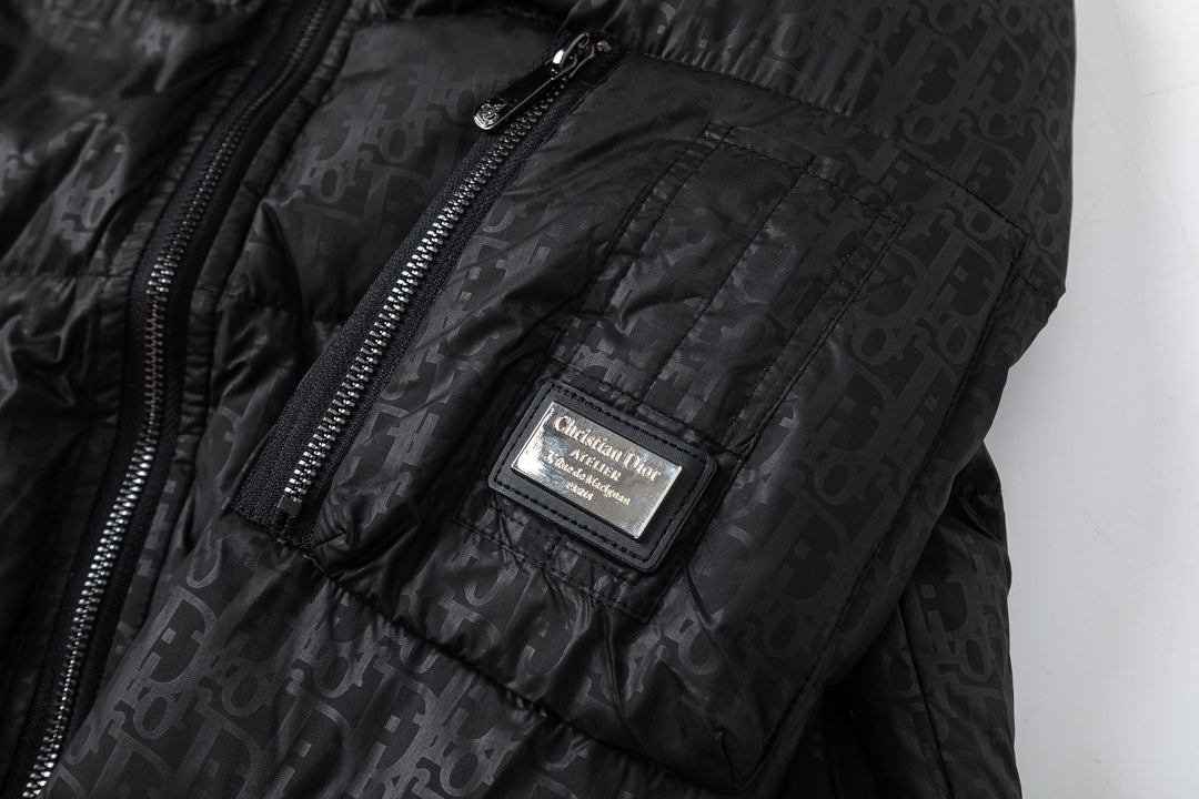 250813 New high-quality classic full-print fabric super soft and warm down jacket