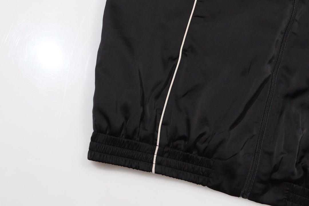 250813 New high-quality acetate satin jacket