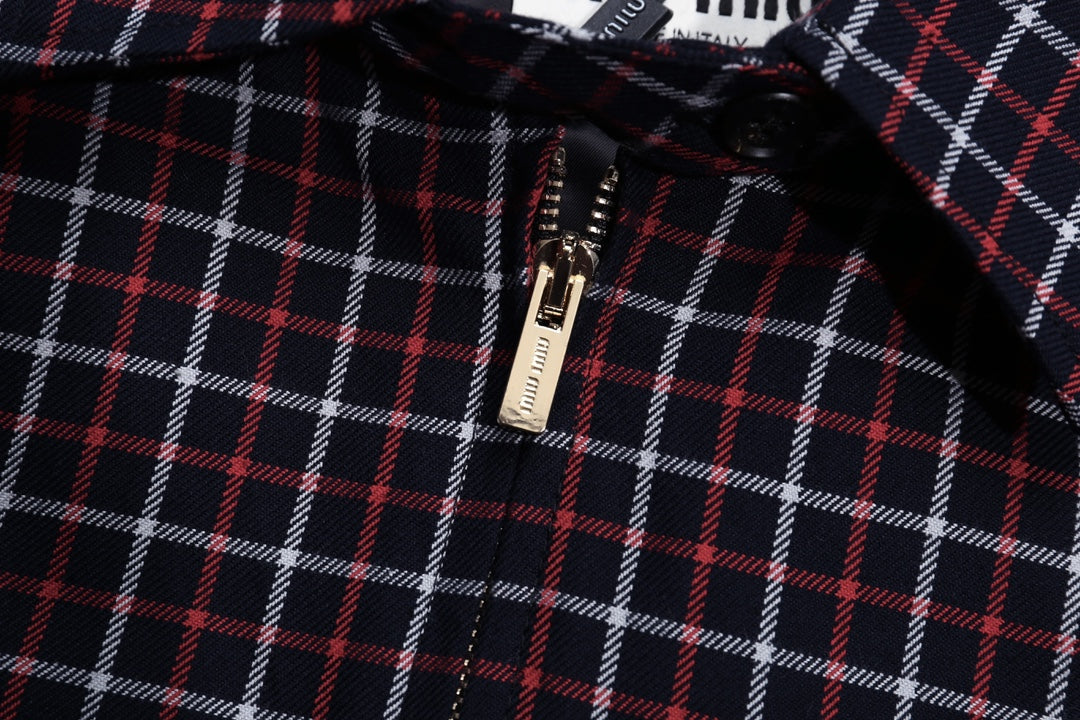 250813 New high-quality checkered jacket